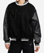 Saturday Night Caitlin Clark Black Varsity Jacket For Sale
