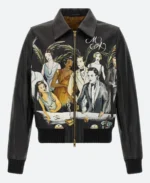 Skillibeng MTV Video Music Awards 2025 Black Leather Jacket