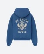 St. Rhude Seal Blue Pullover Hoodie For Sale