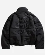 Standard Issues Anti Social Social Club Black Puffer Jacket For Sale