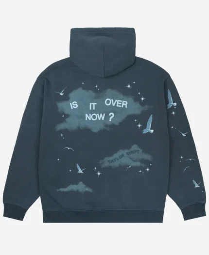 Taylor Swift 1989 Zip-Up Blue Hoodie For Sale