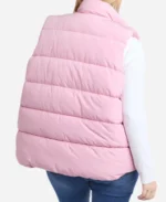 The Inheritance Emily Pink Puffer Vest