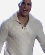 The Kelly Clarkson Show Dwayne Johnson White Sweater
