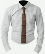 Tom Hiddleston TVA 2021 Loki Variant  WhiteShirt And Tie