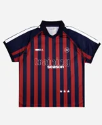 Training Season Dua Lipa Maroon Football Shirt For Sale