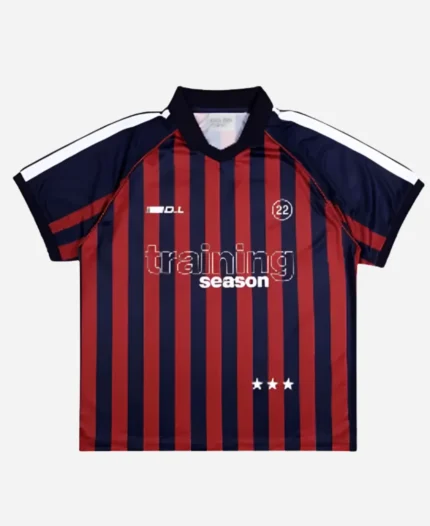 Training Season Dua Lipa Maroon Football Shirt For Sale
