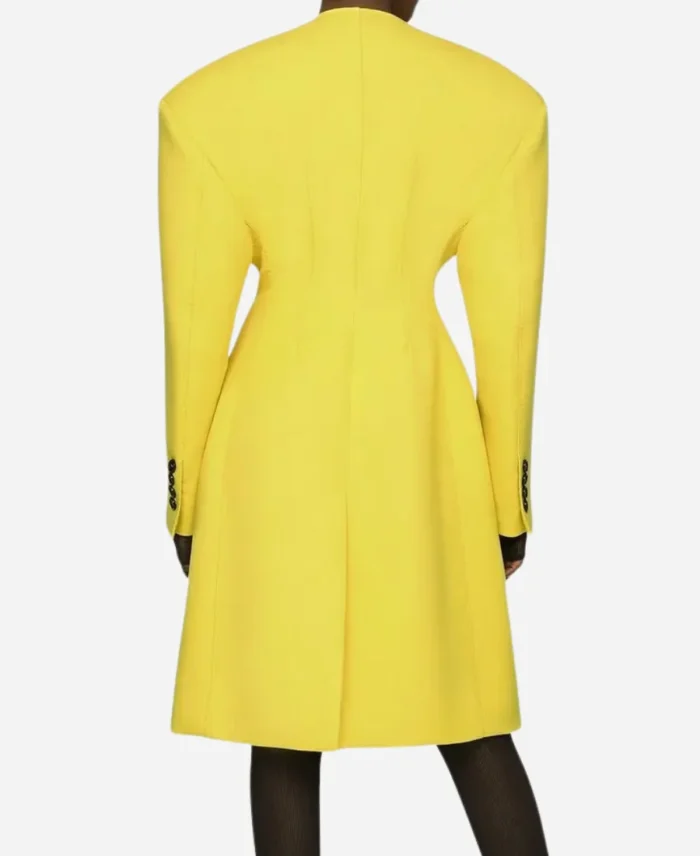 Tv-Series Emily In Paris S03 Kate Walsh Yellow Coat For Sale