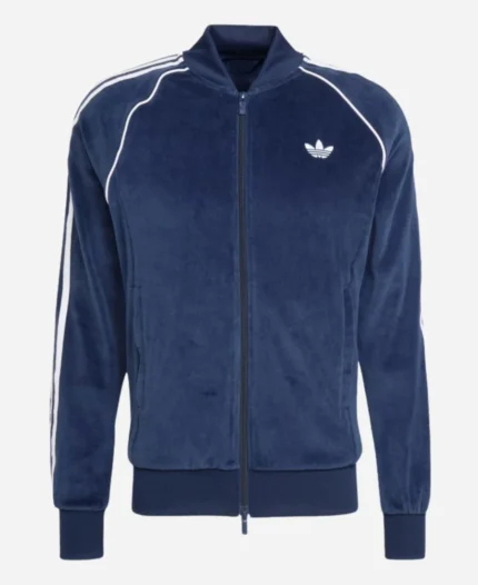 Unisex Adidas SST Adicolor Velour Track Top Jacket For Sale