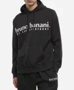 Unisex Bruno Banani Basic Logo Print Pullover Hoodie