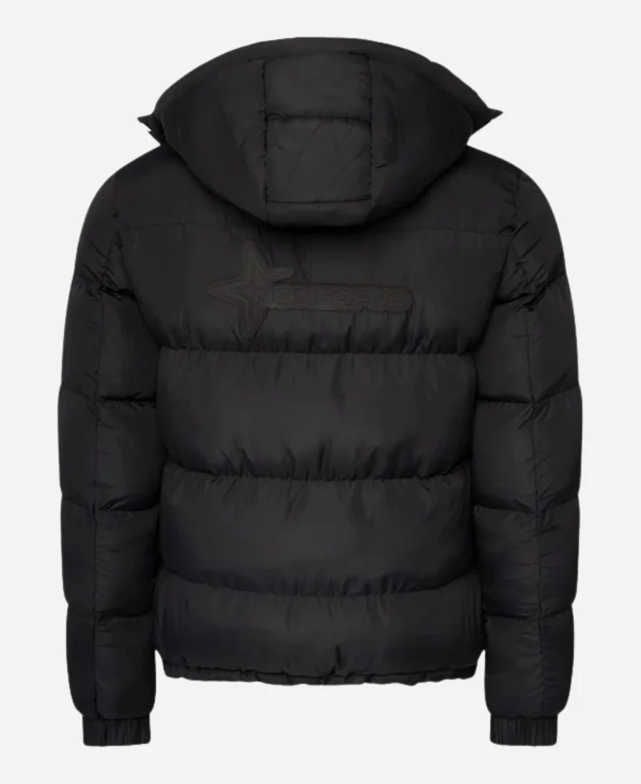 Unisex NOFS Black Puffer Jacket For Sale Unisex NOFS Black Puffer Jacket For Sale