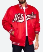 University Of Nebraska Letterman Varsity Red Jacket For Sale