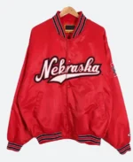 University Of Nebraska Red Varsity Jacket