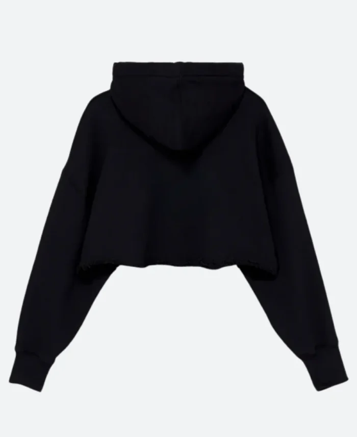 Wednesday Enid Sinclair Embroidered Black Hoodie