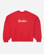 Willy Chavarria Diablo Hooligan Crewneck Sweatshirt