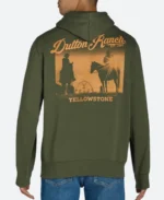 Yellowstone Green Dutton Ranch Hoodie